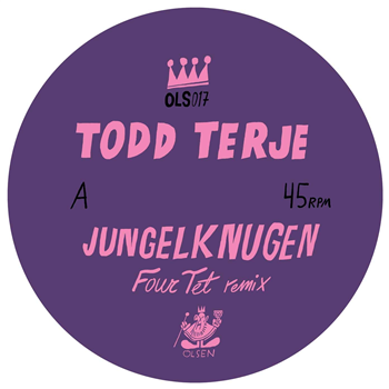 TODD TERJE - JUNGELKNUGEN (INCL. FOUR TET & PRINS THOMAS RMXS) - OLSEN RECORDS TODD TERJE - JUNGELKNUGEN (INCL. FOUR TET & PRINS THOMAS RMXS) - OLSEN RECORDS