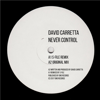 David Carretta - Never Control - GND Records