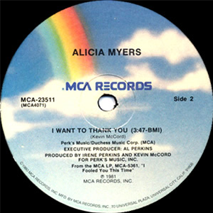 ALICIA MYERS - MCA