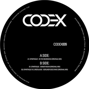 Spartaque Feat. Greenjack - In The Beginning EP - Codex