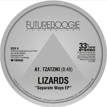 LIZARDS - SEPARATE WAYS EP (INC. LORD OF THE ISLES REMIX) - FUTUREBOOGIE RECORDINGS