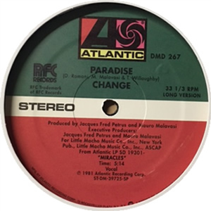 CHANGE - PARADISE - Atlantic