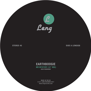 Earthboogie – Mr Mystery EP - Leng Records