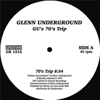 Glenn Underground - G.U.s 70s Trip - Groovin Recordings