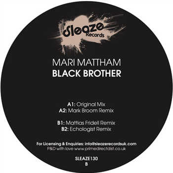 Mari Mattham - Black Brother - Sleaze Records