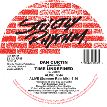 DAN CURTIN PRESENTS - TIME UNDEFINED - STRICTLY RHYTHM