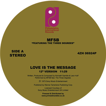 MFSB Feat. The Three Degrees  - Philadelphia International Records
