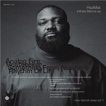 HazMat - Infinite Silence EP (New Detroit Deep Volume 1) - Third Ear HazMat - Infinite Silence EP (New Detroit Deep Volume 1) - Third Ear