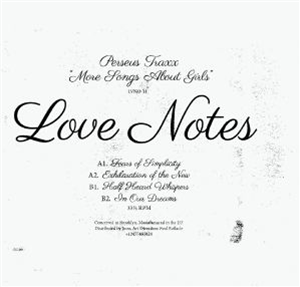 PERSEUS TRAXX - More Songs About Girls - Love Notes