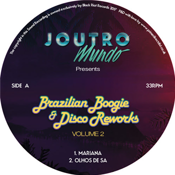 Joutro Mundo Presents - Brazilian Boogie & Disco Volume 2  - Black Riot