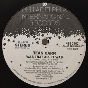 JEAN CARN - Philadelphia International Records