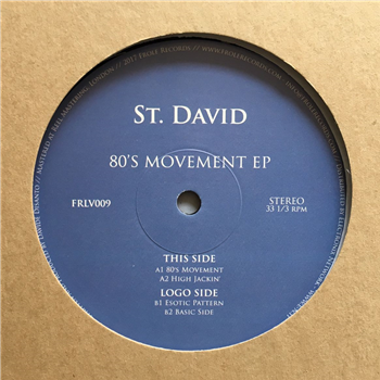 ST. DAVID - 80s Movement EP - FROLE