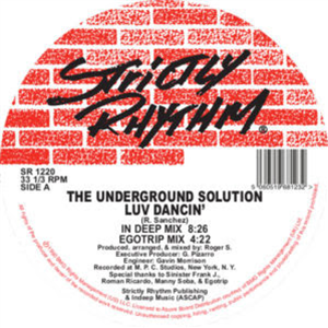 THE UNDERGROUND SOLUTION - LUV DANCIN - STRICTLY RHYTHM