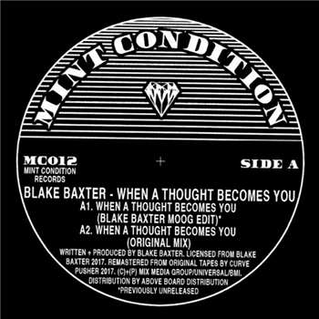 BLAKE BAXTER - MINT CONDITION