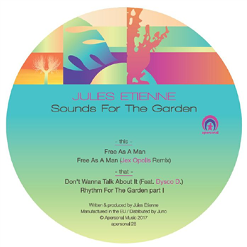 Jules ETIENNE - Sounds For The Garden - Apersonal Music