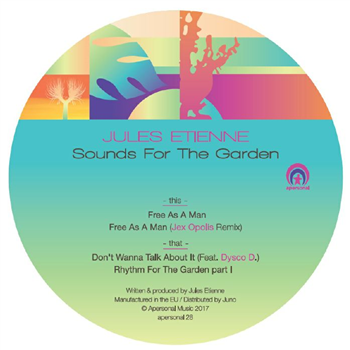 Jules ETIENNE - Sounds For The Garden - Apersonal Music Jules ETIENNE - Sounds For The Garden - Apersonal Music