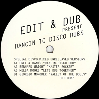 Edit & Dub - DANCIN TO DISCO DUBS - EDITDUB