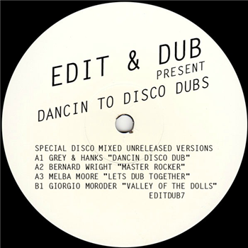 Edit & Dub - DANCIN TO DISCO DUBS - EDITDUB Edit & Dub - DANCIN TO DISCO DUBS - EDITDUB