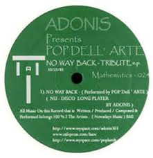 Pop Dell Art - NO WAY BACK TRIBUTE EP - Mathmatics Recordings