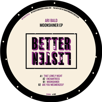 Ari Bald - Moonshiner - Better Listen Records