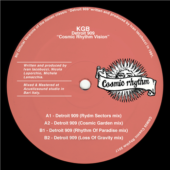 KGB - Detroit 909 (Cosmic Rhythm Vision) - Cosmic Rhythm