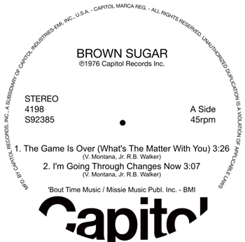 Brown Sugar / Brief Encounter - CAPITOL Brown Sugar / Brief Encounter - CAPITOL