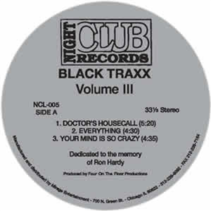 BLACK TRAXX - VOLUME III - NIGHT CLUB RECORDS