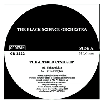 The Black Science Orchestra - Altered States  - Groovin Recordings