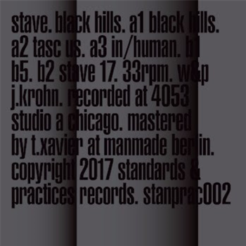 STAVE - BLACK HILLS - STANDARDS & PRACTICES