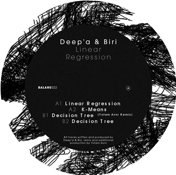 DEEPA & BIRI - LINEAR REGRESSION (INCL. YOTAM AVNI REMIX) - BALANS