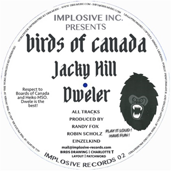 Implosive Inc. - Birds Of Canada -  Implosive Records