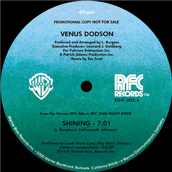 Venus Dodson - Shining - Kinfine Records