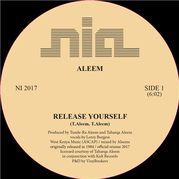 Aleem - Release Yourself - NIA Records