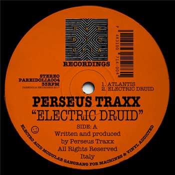 Perseus Traxx - Electric Druid - Pareidolia Perseus Traxx - Electric Druid - Pareidolia
