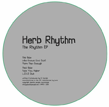 HERB RHYTHM - The Rhythm EP - Plastik People
