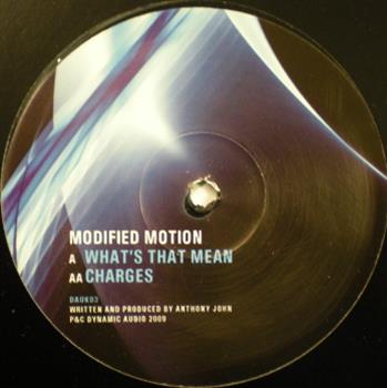 Modified Motion - Audio