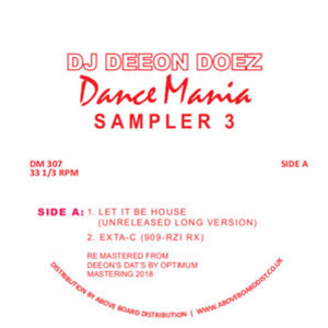 DJ DEEON - DOEZ DANCE MANIA SAMPLER 3 - Dance Mania