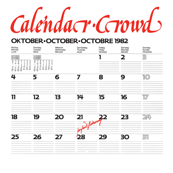 Calendar Crowd - Perfect Hideaway EP - Dark Entries Calendar Crowd - Perfect Hideaway EP - Dark Entries