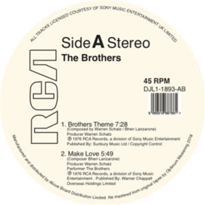 THE BROTHERS - THE BROTHERS THEME - RCA