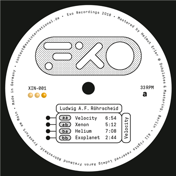 Ludwig A.F. Röhrscheid - Velocity - Exo Recordings Intl. Ludwig A.F. Röhrscheid - Velocity - Exo Recordings Intl.