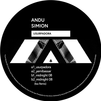 Andu Simion - Usurpadora (Incl. Lizz Remix) - Cueva Records Andu Simion - Usurpadora (Incl. Lizz Remix) - Cueva Records