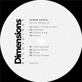Kerem Akdag - Akdag LP  - Dimensions Recordings