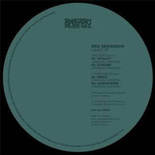 ERIC ERICKSSON - HAVET EP - Swedish Brandy Productions ERIC ERICKSSON - HAVET EP - Swedish Brandy Productions