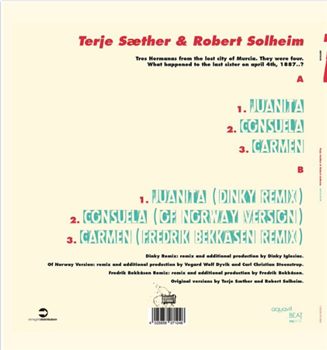 Terje Saether & Robert Solheim - Tres Hermanas -  Aquavit Records / Aquavit BEAT