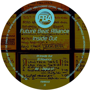 Future Beat Alliance - Inside Out - Future Beat Alliance Records