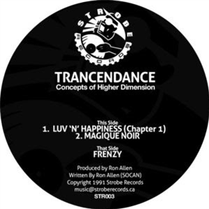 TRANCEDENCE - CONCEPTS OF HIGHER DIMENSION - STROBE RECORDS