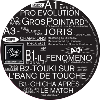 Champions Project EP - VA - Midi Deux Entertainment Champions Project EP - VA - Midi Deux Entertainment