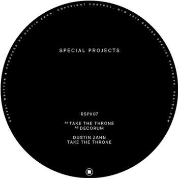 DUSTIN ZAHN - TAKE THE THRONE EP - Rekids