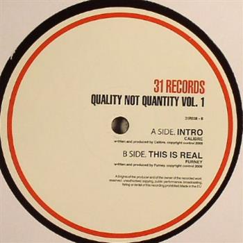 Quality Over Quantity Vol. 1 - Various Artist  - 31 Records