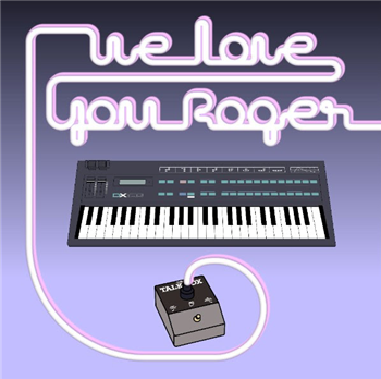 WE LOVE YOU ROGER LP - VARIOUS ARTISTS - Neon Finger Records